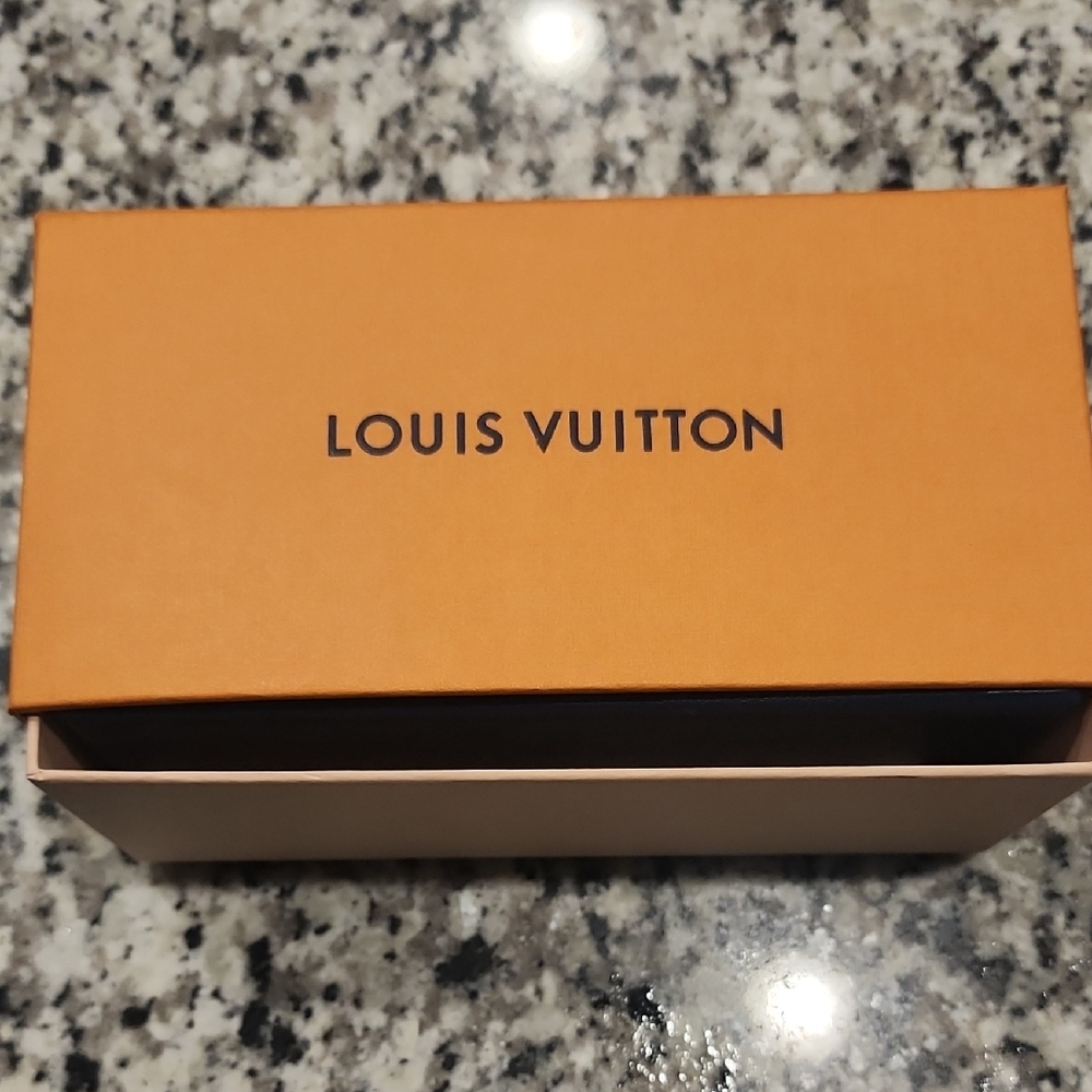 Louis Vuitton Orange and Black Logo Gift Box